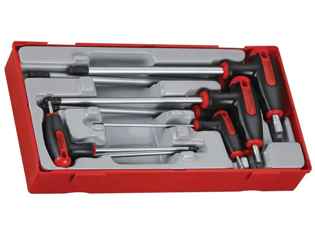 Teng Tools Metric Hex T-Handle Driver Set, 7 Piece TTHEX7