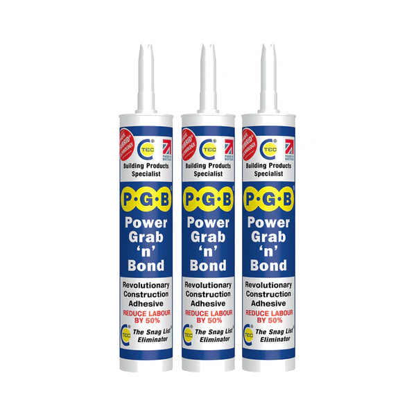 CT1 C-Tec Power Grab 'n' Bond TRIBRID® High Grab Adhesive 290ml 3 pack 3x535006