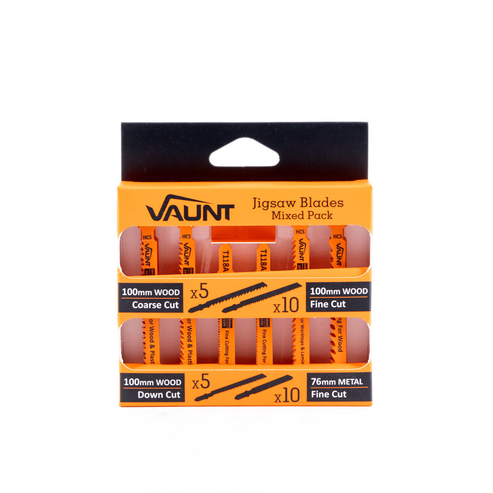 Vaunt Jigsaw Blades Mixed Pack – 30 Piece V1343011