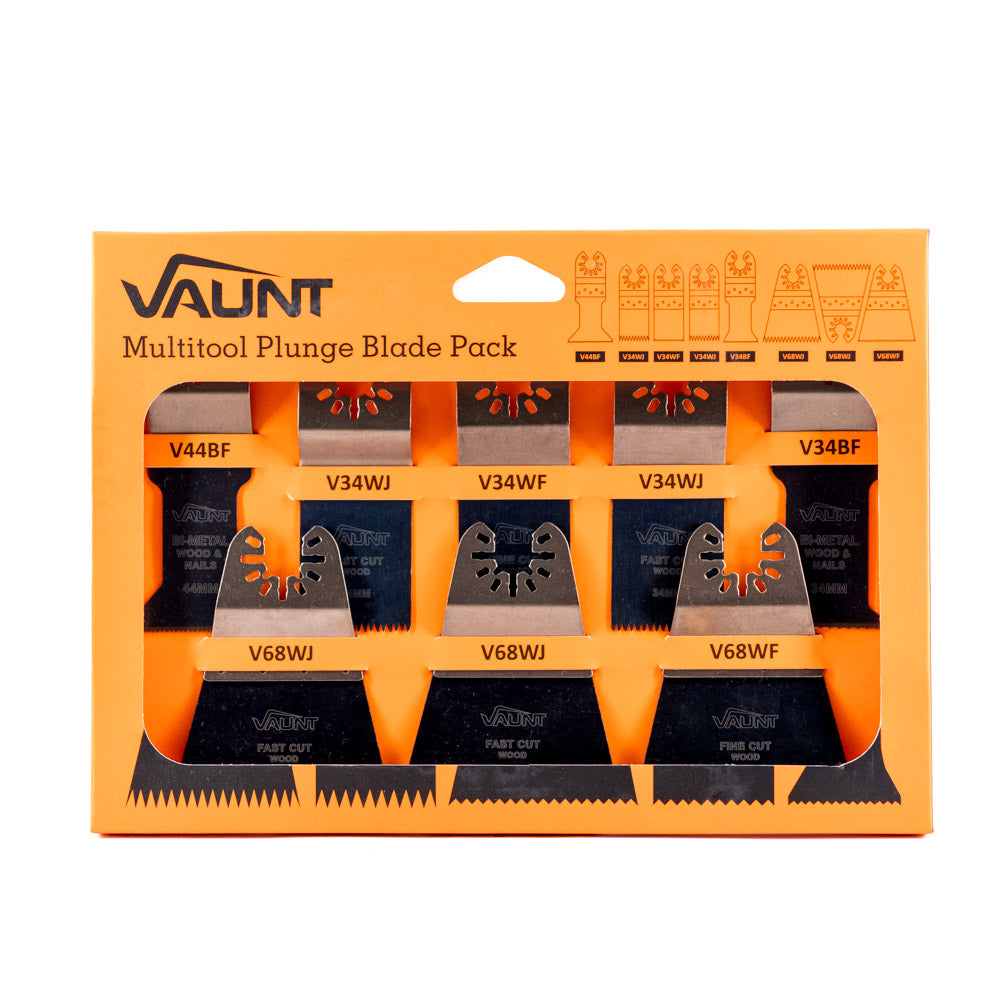 Vaunt Premium Assorted Multi Tool Blade Pack – Pack of 8 V1349081