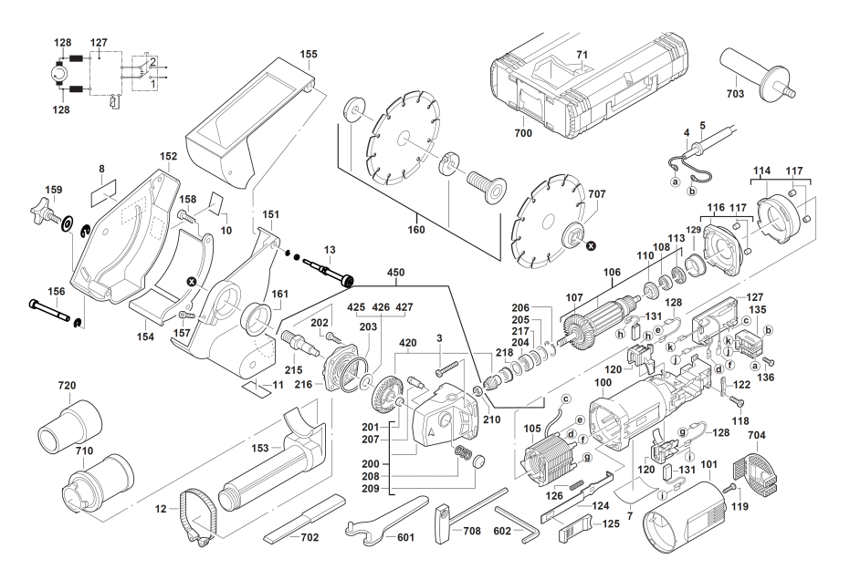 WCE30 110V spare parts