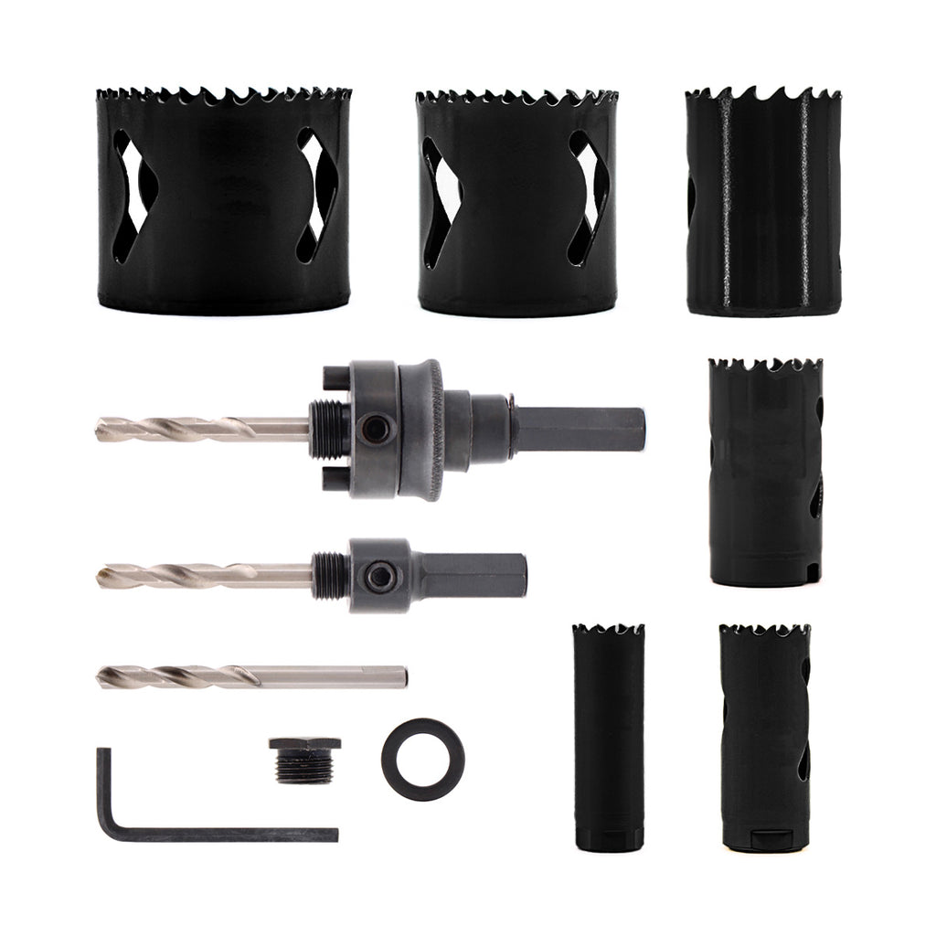 Vaunt X X1323016 Premium Cobalt Holesaw Bi-Metal Plumbers Set – 11 Piece