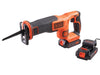 Black & Decker 18V Reciprocating Saw with 1 x 1.5Ah Li-Ion Battery XMS24BDRECIP