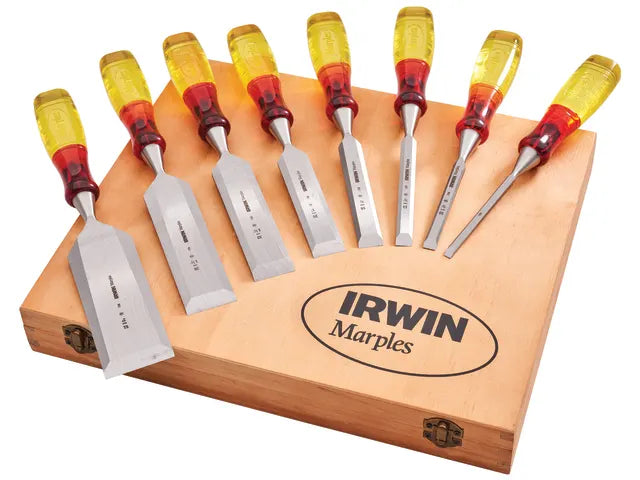 Irwin Marples 8 Piece Splitproof Chisel Set XMS24CHISEL8