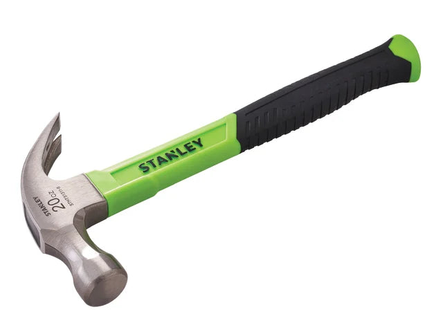 Stanley 567g (20oz) Hi-Vis Claw Hammer XMS24HAMMER