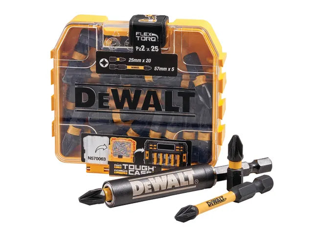 DeWalt 25 Piece PZ2 FlexTorq Impact Bit Set XMS24TICTAC