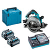 Makita HS004GD201 40V Circular Saw190mm XGT BL Kit 2x2.5Ah, charger + case