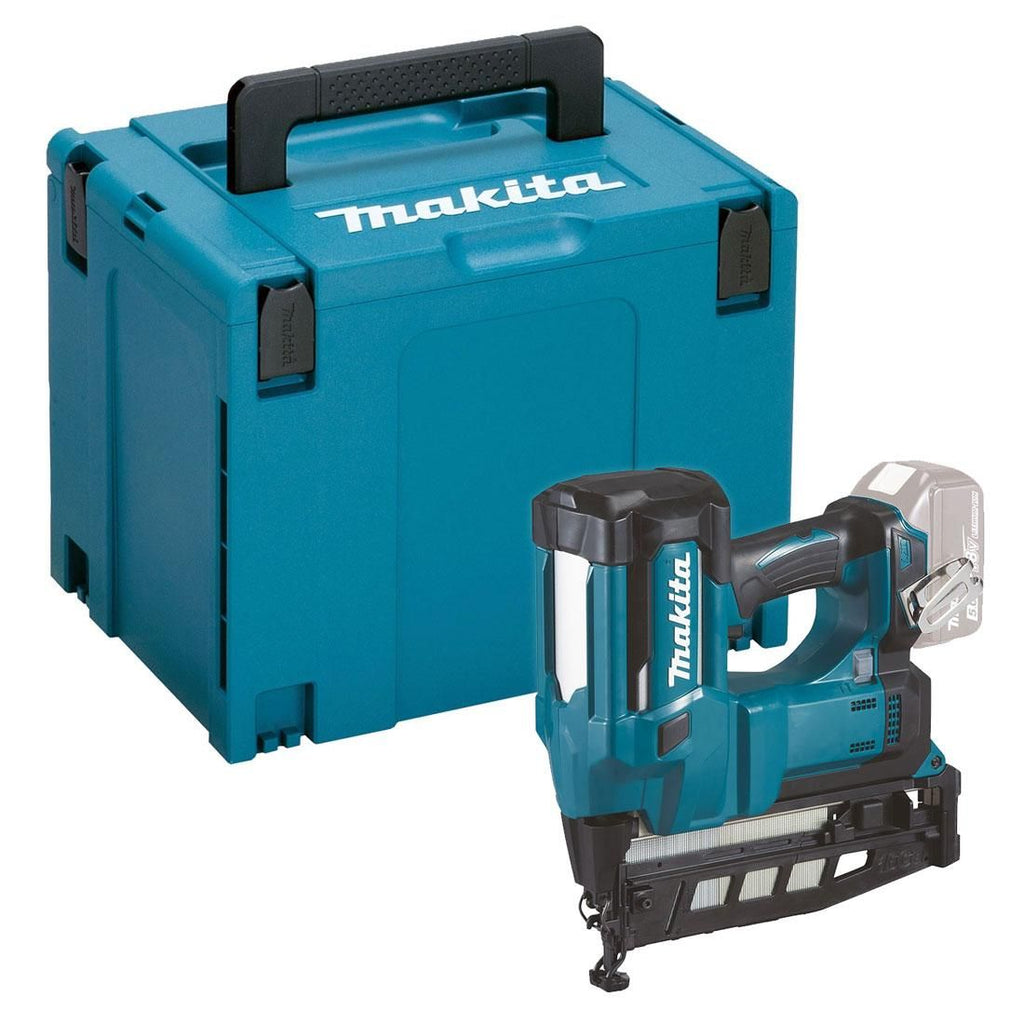 Makita DBN600Z 18v LXT Finishing Nailer bare unit + case + free nails