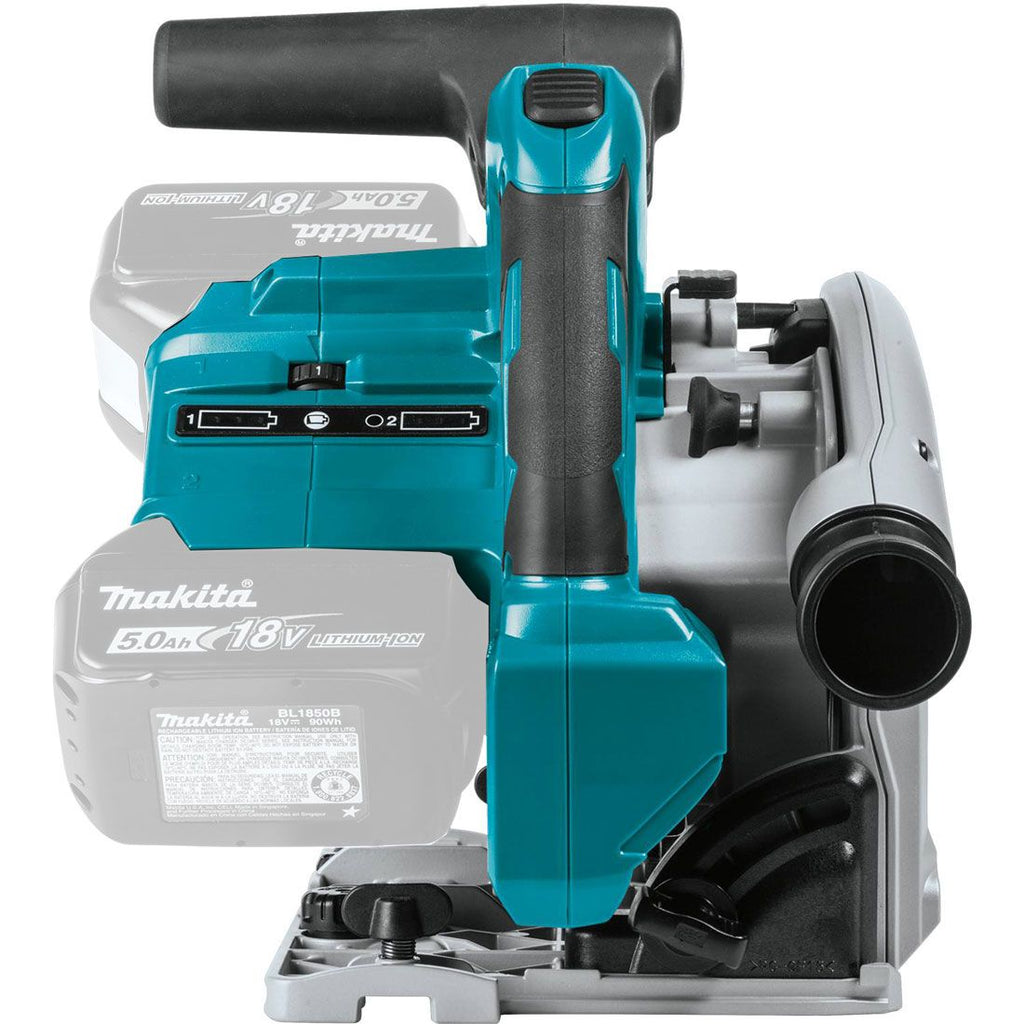 Makita DSP600ZJ Twin 18v LXT Cordless Plunge Saw 165mm Body Only In Case