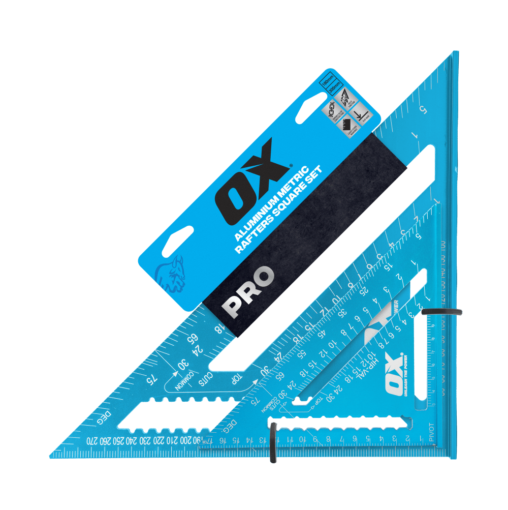 OX Pro Aluminium Metric Rafters Square Set – 180mm & 300mm OX-P634701