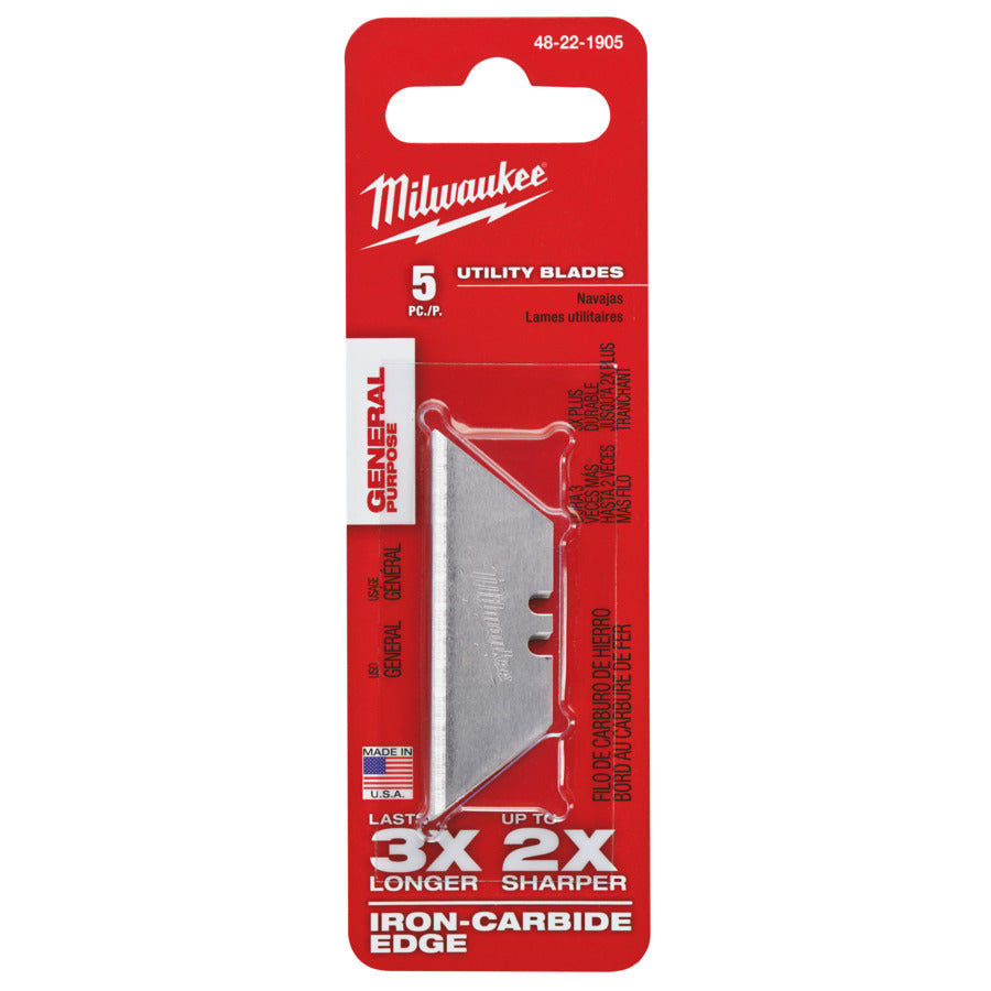 Milwaukee GP Utility knive Blades -5pcs 48221905