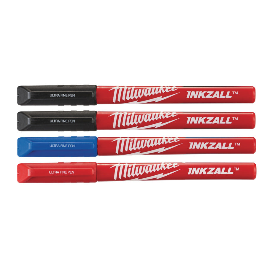 48223165 INKZALL Fine Tip Colour Pens - 4pc