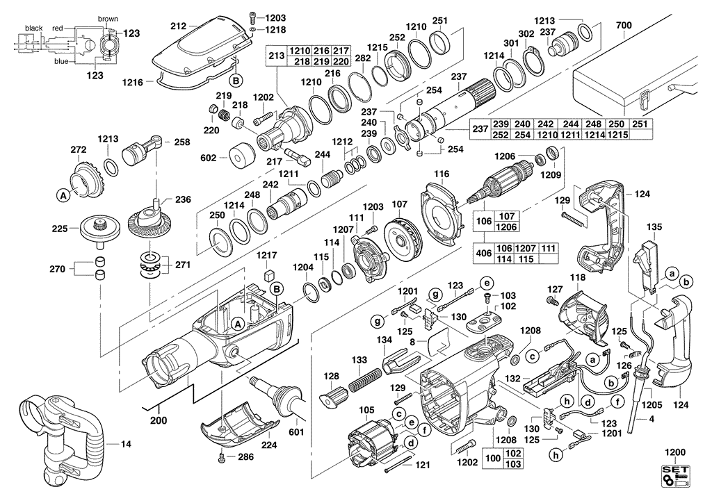 K950K 110V spare parts