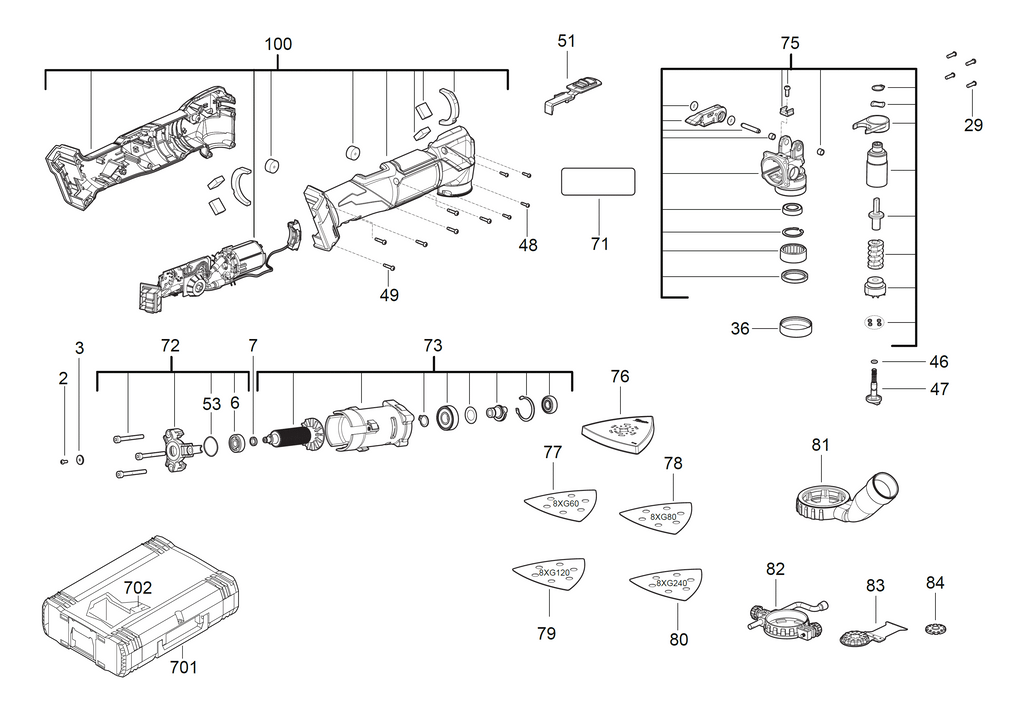 M18FMT spare parts