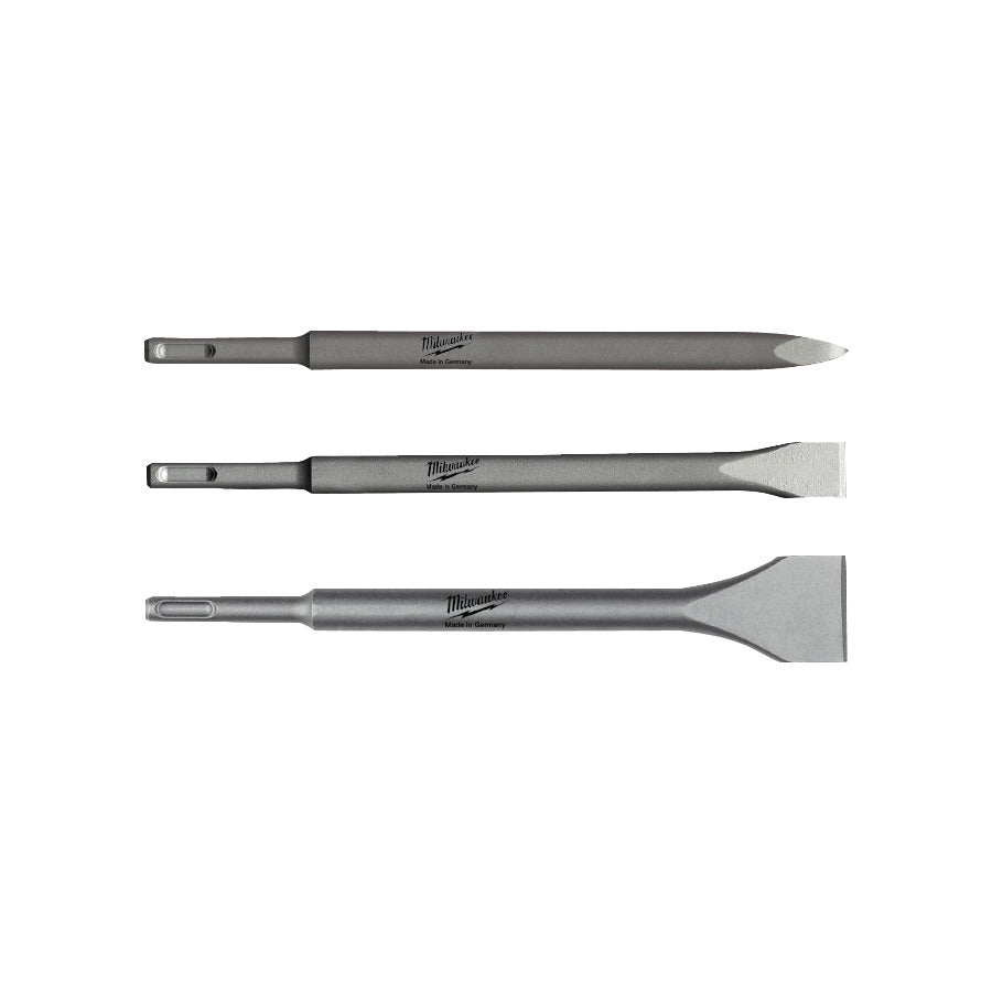 Milwaukee SDS+ Chisel Set - 3pc 4932430001