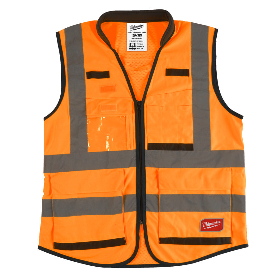 Premium Hi-Visibility Vest Orange