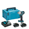 MAKITA DTW300RTJ  330NM COMPACT BRUSHLESS IMPACT WRENCH 2 X 5AH, CHARGER + CASE