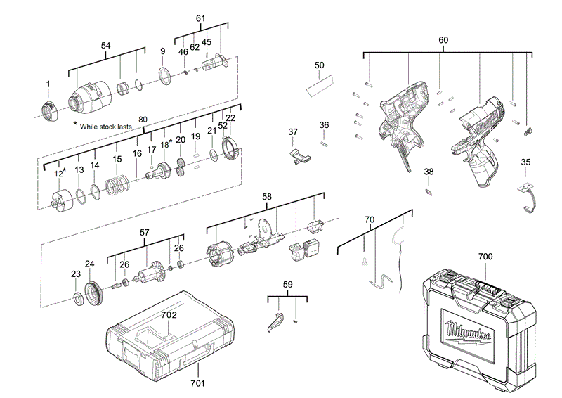 M12CIW12 spare parts C.J. Sinclair