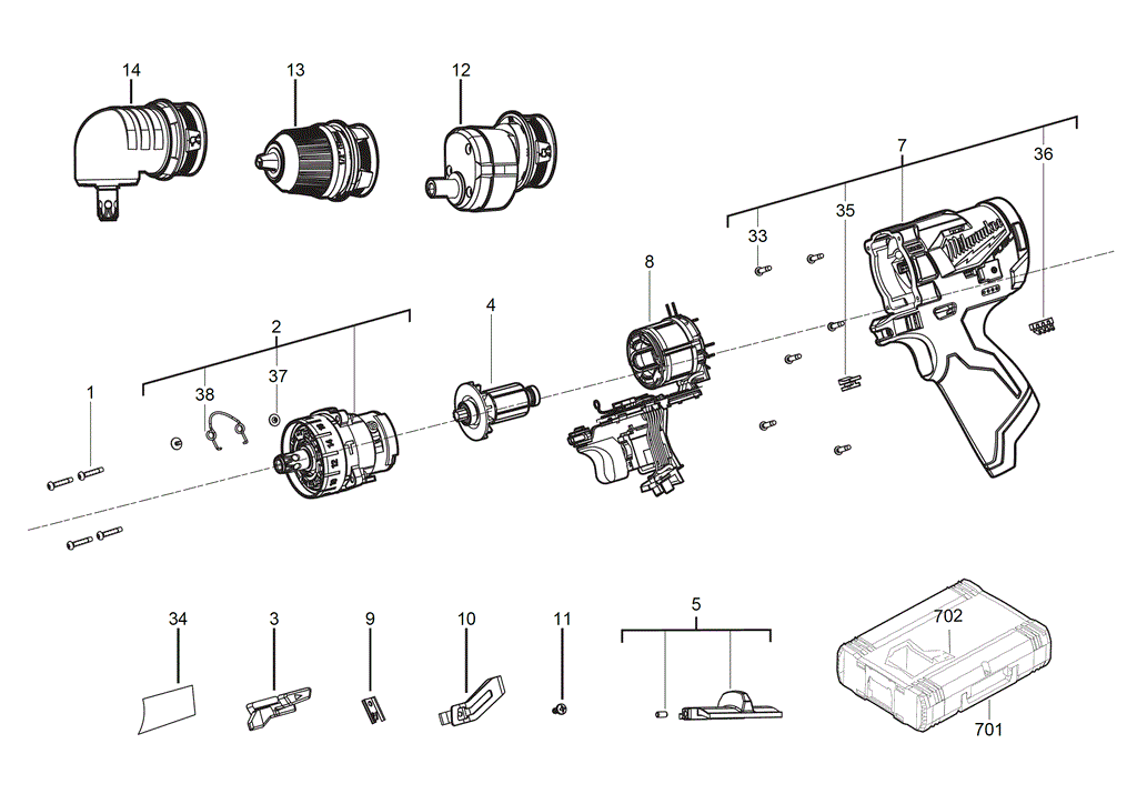 M12FPDXKIT spare parts