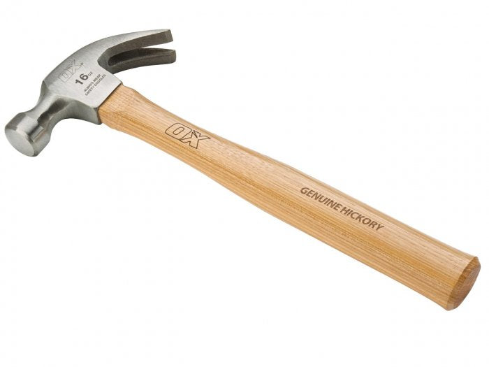 OX Trade Hickory Handle Claw Hammer - 16 oz OX-T085116