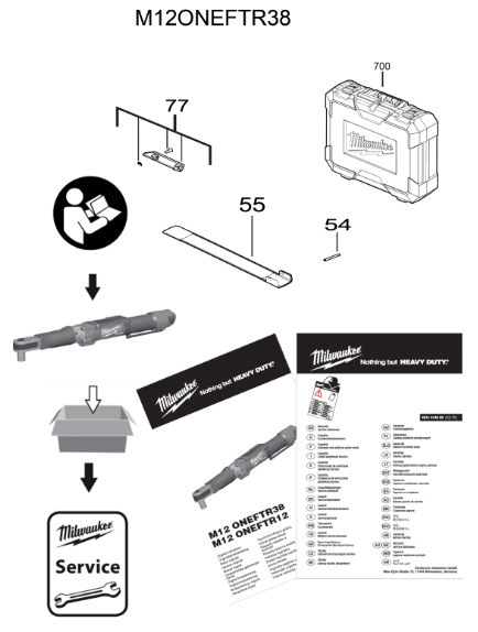 M12ONEFTR38 spare parts