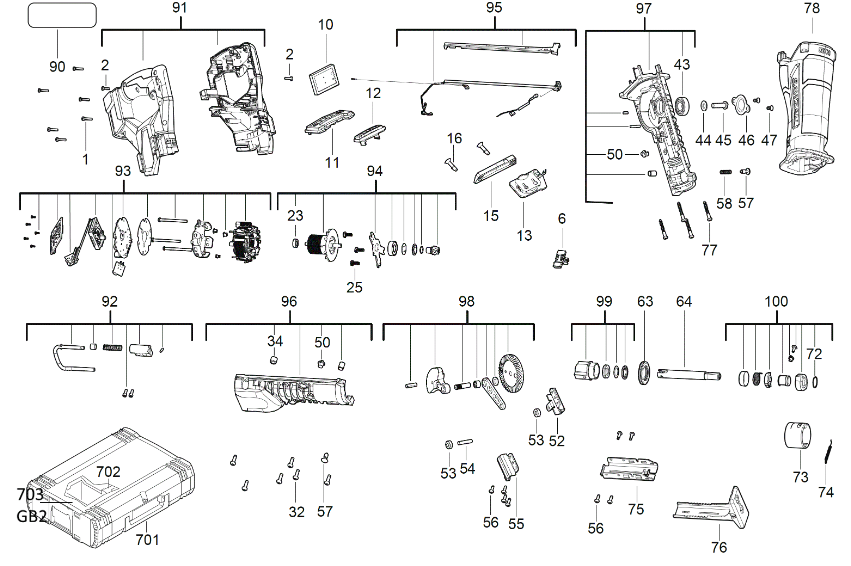 M18ONEFSZ spare parts