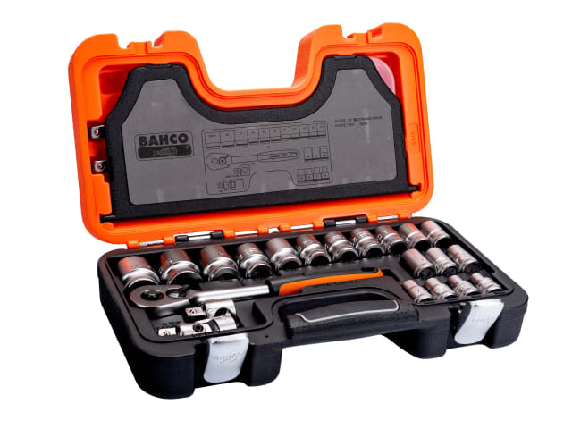 Bahco S240 Socket Set of 24 Metric 1/2in Drive